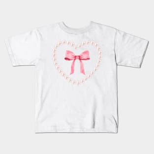 Coquette Aesthetic Kids T-Shirt